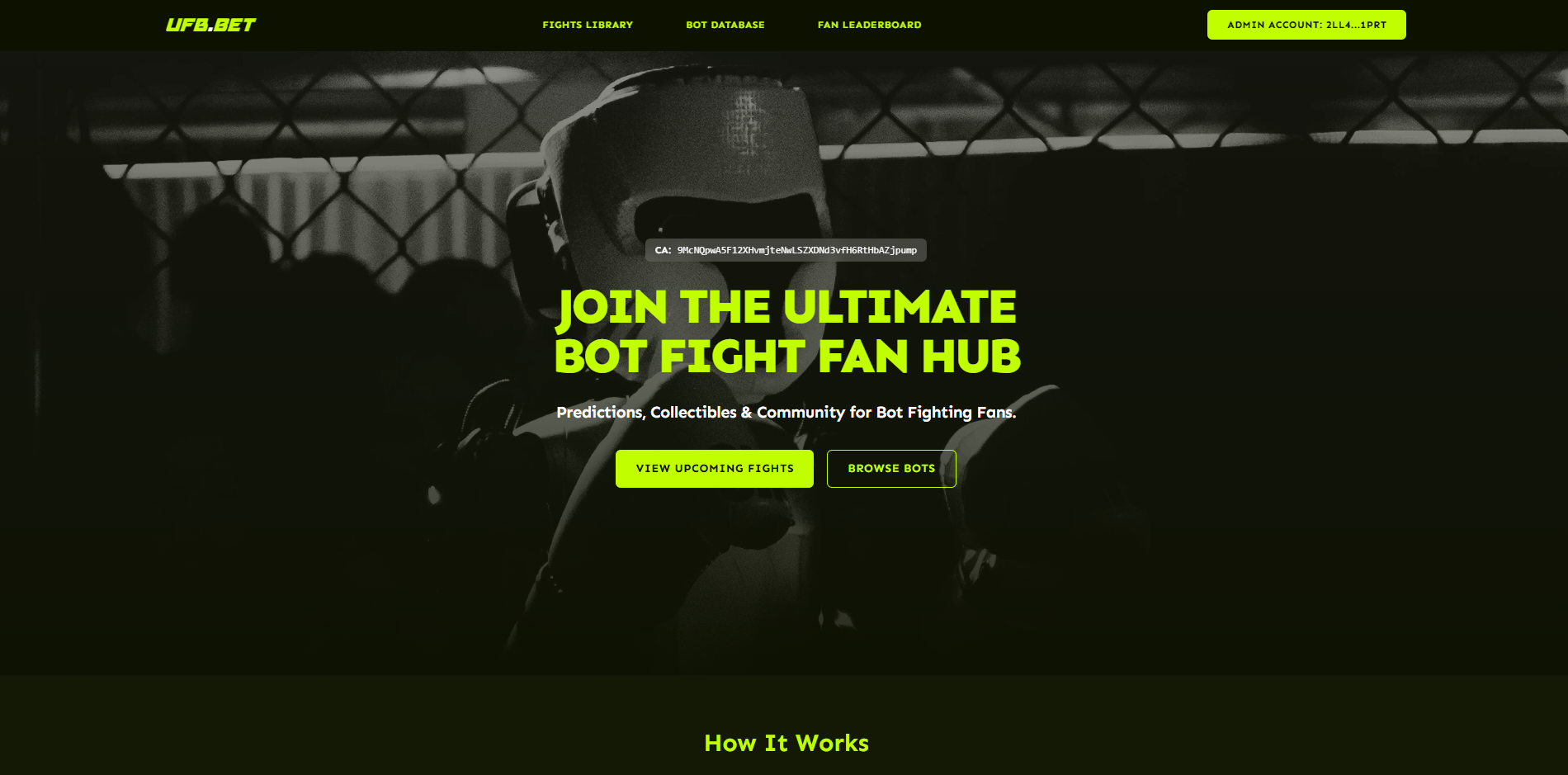 UFB Betting Screenshot